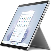 Microsoft Surface Pro 9 (2025) Laptop - 12th Gen / Intel Core i5-1235U / 13inch / 128GB SSD / 8GB RAM / Shared Intel Iris Xe Graphics / Windows 11 Home / Platinum / Middle East Version - [QDI00008]
