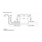 Bosch Series 4 free-standing Dishwasher 13 Set 60 cm Digital Stainless Silver inox - SMS4EMI60V
