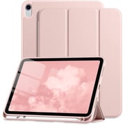 FITIT Protective iPad 10th Gen 10.9 Case, Slim Stand Smart Cover With Pencil Holder And Trifold Stand -Pink