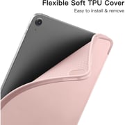 FITIT Protective iPad 10th Gen 10.9 Case, Slim Stand Smart Cover With Pencil Holder And Trifold Stand -Pink