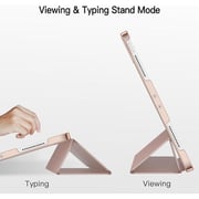 FITIT Protective iPad 11Pro/10.9 Case, Slim Stand Smart Cover With Pencil Holder And Trifold Stand -Pink