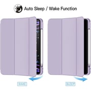 Fitit Flip Case Purple iPad 10.2Inch