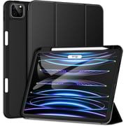 FITIT Protective iPad 12.9 Case, Slim Stand Smart Cover With Pencil Holder And Trifold Stand -Black