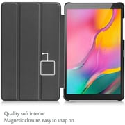 FITIT Protective Case for Galaxy Tab A7, Slim Stand Smart Cover With Pencil Holder And Trifold Stand -Black