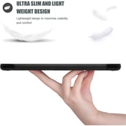 FITIT Protective Case for Galaxy Tab A7, Slim Stand Smart Cover With Pencil Holder And Trifold Stand -Black