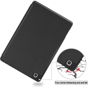 FITIT Protective Case for Galaxy Tab S6 Lite, Slim Stand Smart Cover With Pencil Holder And Trifold Stand -Black