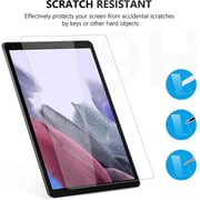 FITIT Screen protector for Galaxy Tab A7 Lite Edge to Edge Full Screen Coverage Anti Scratch Clear Tempered Glass