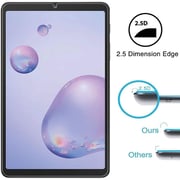 FITIT Screen protector for Galaxy A8 Edge to Edge Full Screen Coverage Anti Scratch Clear Tempered Glass