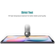 FITIT Screen protector for Galaxy Tab S6 Lite Edge to Edge Full Screen Coverage Anti Scratch Clear Tempered Glass