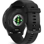Garmin 010-02784-01 Venu 3 Smartwatch Slate Stainless Steel Bezel With Black Case And Silicone Band