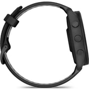 Garmin 010-02810-10 Forerunner 265 Smartwatch Black Bezel And Case With Black/Powder Gray Silicone Band