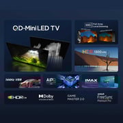 TCL 75-inch C755 Series 4K QD-Mini LED Google TV with AiPQ Processor 3.0, Dolby Vision & Atmos, HDR10+ – 75C755 - 2024