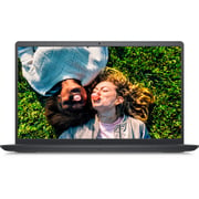 Dell Inspiration Laptop - 12th Gen / Core i3-1215U / 15.6inch FHD / 256GB SSD / 8GB RAM / Intel UHD Graphics / Windows 11 Home / English & Arabic Keyboard / Black / Middle East Version - 3520-INS-E007-BLK