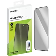 Momax GlassPro+ Privacy Screen Protector Black iPhone 15 Pro