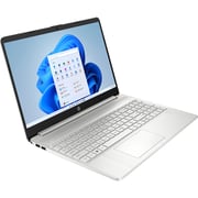 HP (2022) Laptop - 12th Gen / Intel Core i7-1255U / 15.6inch FHD / 512GB SSD / 16GB RAM / Shared Intel Iris Xe Graphics / Windows 11 Home / English & Arabic Keyboard / Natural Silver / Middle East Version - [15S-FQ5146NE]