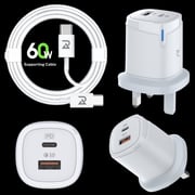 Radalifestyle QC 9 Fast Charger With Quick-Charge 20W & Type C Cable Included