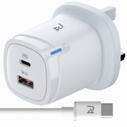 Radalifestyle QC 9 Fast Charger With Quick-Charge 20W & Type C Cable Included