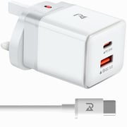 Radalifestyle QC 10 Fast Charger With Quick-Charge 25W & Type C Cable Included