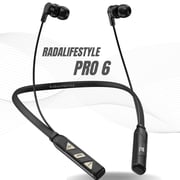 Radalifestyle Pro 6 Wireless Bluetooth Neckband In Ear-Buds With Dynamic Bass & Stereo