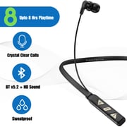 Radalifestyle Pro 6 Wireless Bluetooth Neckband In Ear-Buds With Dynamic Bass & Stereo