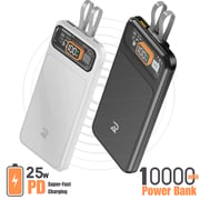 Radalifestyle Power 10 Fast Charging Power Bank 25W 10000mAh & Inbuilt Cable