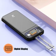 Radalifestyle Power 10 Fast Charging Power Bank 25W 10000mAh & Inbuilt Cable