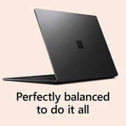 Microsoft Surface Laptop 5 (2022) - 12th Gen / Intel Core i7-1255U / 15inch / 512GB SSD / 8GB RAM / Shared Intel Iris Xe Graphics / Windows 11 / English Keyboard / Metal Black / International Version - [RFB-00026]