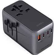 Aukey Universal Travel Adapter 100W Black