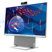 Lenovo Yoga AIO 7 27APH8 All-in-One (2023) Desktop - AMD Ryzen 7-7840HS / 27inch QHD / 1TB SSD / 32GB RAM / 6GB NVIDIA GeForce RTX 4050 Graphics / Windows 11 Home / English & Arabic Keyboard / Grey / Middle East Version - [F0HK0006AX]