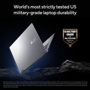 Asus Vivobook S 14 Flip 2-in-1 Convertible (2023) Laptop - AMD Ryzen 5-7530U / 14inch WUXGA / 512GB SSD / 8GB RAM / Shared AMD Radeon Graphics / Windows 11 Pro / English & Arabic Keybaord / Quiet Blue / Middle East Version - [TN3402YA-LZ200W]