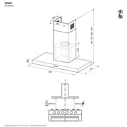 Electrolux Built In Chimney Hood ECT6151S