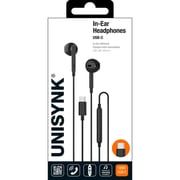 Unisynk ACUYKINEARHEADPHON In Ear Headphones Black