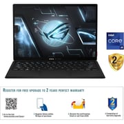 Asus ROG Flow Z13 2in1 Gaming Laptop - 12th Gen / Intel Core i9-12900H / 13.4inch WUXGA / 1TB SSD / 16GB RAM / 4GB Nvidia GeForce RTX 3050 Graphics / Win11 Home / English Keyboard / Black / International Version - 90NR07X1-M00490