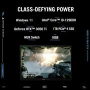 Asus ROG Flow Z13 2in1 Gaming Laptop - 12th Gen / Intel Core i9-12900H / 13.4inch WUXGA / 1TB SSD / 16GB RAM / 4GB Nvidia GeForce RTX 3050 Graphics / Win11 Home / English Keyboard / Black / International Version - 90NR07X1-M00490