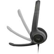 Logitech 981-000014 H390 Wired Over Ear Headset Black