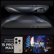 Spigen Thin Fit Case Black iPhone 15 Pro Max