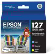 Epson 127 DuraBrite Ultra High-Yield Ink Cartridges 3-Pack - T127520-S