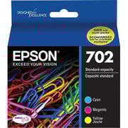 Epson 702 Standard Capacity Ink Cartridges 3-Pack - T702520-S