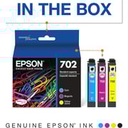 Epson 702 Standard Capacity Ink Cartridges 3-Pack - T702520-S