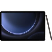 تابلت سامسونج جالاكسي تاب S9 FE+ SM-X610 - واي فاي، 128 جيجا، 8 جيجا، 12.4 بوصة، رمادي مع قلم S-Pen - الإصدار العالمي