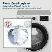 Beko 9kg Front Load Washing Machine, 1400 RPM, 15 Programs, SteamTherapy, White - WTV9314XW