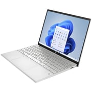 HP Pavilion Aero (2023) Laptop - AMD Ryzen 7-7735U / 13.3inch WUXGA / 1TB SSD / 16GB RAM / Shared AMD Radeon Graphics / Windows 11 Home / English & Arabic Keyboard / Natural Silver / Middle East Version - [13BE2006NE] + M24FW Monitor