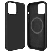 Maxguard Efficiente Series Silicone Magnetic Case Black iPhone 15 Pro Max