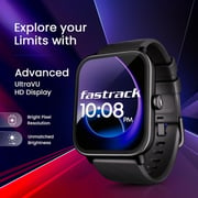 Titan 38100PP01K Fastrack Revoltt X Smartwatch Black