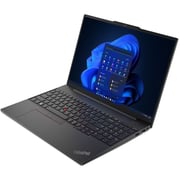 Lenovo ThinkPad E16 Gen 1 (2023) Laptop - 13th Gen / Intel Core i5-1335U / 16inch WUXGA / 512GB SSD / 8GB RAM / Shared Intel Iris Xe Graphics / Windows 11 Pro / English & Arabic Keyboard / Graphite Black / Middle East Version - [21JN001AGR]