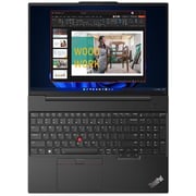 Lenovo ThinkPad E16 Gen 1 (2023) Laptop - 13th Gen / Intel Core i5-1335U / 16inch WUXGA / 512GB SSD / 8GB RAM / Shared Intel Iris Xe Graphics / Windows 11 Pro / English & Arabic Keyboard / Graphite Black / Middle East Version - [21JN001AGR]