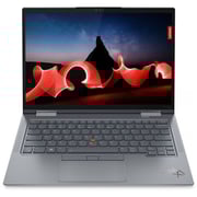 Lenovo ThinkPad X1 Yoga Gen 8 (2023) Laptop - 13th Gen / Intel Core i7-1355U / 14inch WUXGA / 512GB SSD / 16GB RAM / Shared Intel Iris Xe Graphics / Windows 11 Pro / English & Arabic Keyboard / Storm Grey / Middle East Version - [21HQ006BGR]