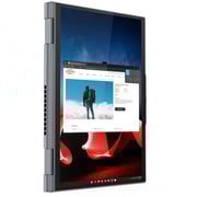 Lenovo ThinkPad X1 Yoga Gen 8 (2023) Laptop - 13th Gen / Intel Core i7-1355U / 14inch WUXGA / 512GB SSD / 16GB RAM / Shared Intel Iris Xe Graphics / Windows 11 Pro / English & Arabic Keyboard / Storm Grey / Middle East Version - [21HQ006BGR]