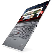 Lenovo ThinkPad X1 Yoga Gen 8 (2023) Laptop - 13th Gen / Intel Core i7-1355U / 14inch WUXGA / 512GB SSD / 16GB RAM / Shared Intel Iris Xe Graphics / Windows 11 Pro / English & Arabic Keyboard / Storm Grey / Middle East Version - [21HQ006BGR]