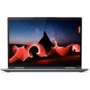 Lenovo ThinkPad X1 Yoga Gen 8 (2023) Laptop - 13th Gen / Intel Core i7-1355U / 14inch WUXGA / 512GB SSD / 16GB RAM / Shared Intel Iris Xe Graphics / Windows 11 Pro / English & Arabic Keyboard / Storm Grey / Middle East Version - [21HQ006BGR]